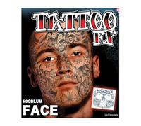 Horror-Shop Tatouage Visage Gangster