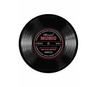 Horror-Shop Z886040 Tapis de Souris Record Music Noir/Marron