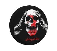 Horror Skull-Couverture De Protection De Roue De Secours Pour Honda Crv,Modules De Mort Gothiques,Rond-Pathie,Versi4 X 4 Suv,14 "",15"",16 "",17"" - Type 15 Inch #H