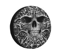 Horror Skull-Couverture De Protection De Roue De Secours Pour Honda Crv,Modules De Mort Gothiques,Rond-Pathie,Versi4 X 4 Suv,14 "",15"",16 "",17"" - Type 17 Inch #I
