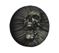 Horror Skull-Couverture De Protection De Roue De Secours Pour Honda Crv,Modules De Mort Gothiques,Rond-Pathie,Versi4 X 4 Suv,14 "",15"",16 "",17"" - Type 16 Inch #A