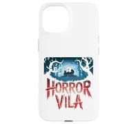 Horror Vila Haunted Mansion Scène de forêt effrayante Coque pour iPhone 15