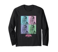 Horrorline Retro Pop Art Vampire Culte Horreur Movie Graphic Manche Longue