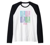Horrorline Retro Pop Art Vampire Culte Horreur Movie Graphic Manche Raglan