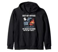 Hors du bureau en négociations avec la fête du travail My Grill Sweat à Capuche