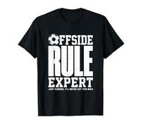Hors-Jeu Rule Expert Soccer Funny Distressed Bold Minimalist T-Shirt