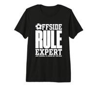 Hors-Jeu Rule Expert Soccer Funny Distressed Bold Minimalist T-Shirt Haut de Gamme