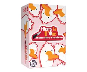Hors La L'Oie - Jeu de Société - Jeu de Mime et Rôles Cachés - Dès 8 Ans | PixieGames - Jeu d'Ambiance Famille, Amis - 5 à 9 Joueurs - 10min - Le téléphone arabe, en mime, avec un traître -Idée Cadeau