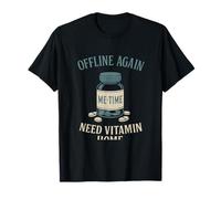 Hors ligne Again Need Vitamin Home Pilulier graphique T-Shirt