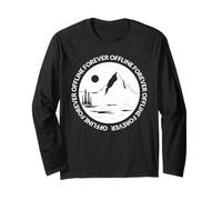 Hors Ligne Forever Freedom Statement Nature Graphic Manche Longue