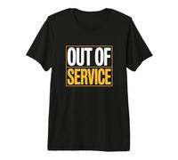 Hors Service Funny Retirement Retiree Retiree Humour T-Shirt Haut de Gamme