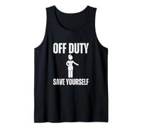 Hors Service Save Yourself Sarcastic Cabin Crew Flight Attendant Débardeur