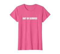 Hors Service T-Shirt, Femme, Rose Chiné, 3XL