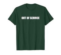 Hors Service T-Shirt, Homme, Vert Forêt, 3XL