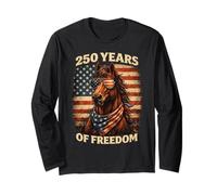 Horse 250Th Anniversary America 4th of July Horse Manche Longue