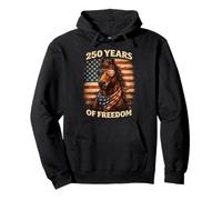 Horse 250Th Anniversary America 4th of July Horse Sweat à Capuche