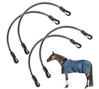 Horse Blanket Leg Strap - Elastic Rope, 21.26in Blanket Strap Anti-Slip Secure Hold | Adjustable Stretch Fit Rug Fastener Replacement, Horse Back Straps For Training, Outdoor Riding