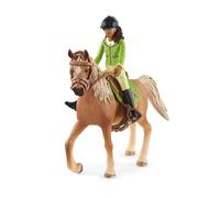 Schleich 42542 Horse Club Sarah & Mystery, dès 5 Ans, Horse Club - Coffret, 10 pièces