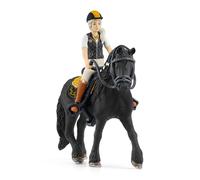 schleich HORSE CLUB | Tori & Princess 42640 | Figurine fille articulée avec cheval, selle, bride & tapis de selle | Coffret de jeu équestre réaliste | Idée cadeau enfants | Jouet dès 5 ans | 11 pièces