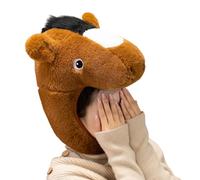 Horse Costume Hat, 2026 Dress-Up Headwear, Chinese New Year Horse-Themed Costume Accessory, Fun Festival Hat for Women, Girls Carnival Party Holiday Celebration Birthday Costumes Events Cosplay