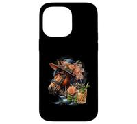Horse Derby Party Mint Julep Chapeau de Cocktail Floral Coque pour iPhone 14 Pro Max