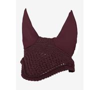 Horse Ear Bonnet Silent Ear Net Crochet Bonnet with Soft Cotton Ear Covers Sound Restant Fly Protection for Sensitive Equestrain (Brown, X-Large)