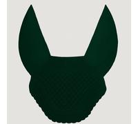 Horse Ear Bonnet Silent Ear Net Crochet Bonnet with Soft Cotton Ear Covers Sound Restant Fly Protection for Sensitive Equestrain (Green, M (Medium))