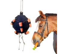 Horse Enrichment Toys, Carrot Ball Feeder, 21.65x9.84 inches Large Size Slow Feed, Boredom Buster Ball, Interactive Feeding for Cattle, Goat, Sheep, Farm Use and Outdoor