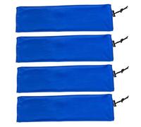 Horse Fly Boots, Equine Protective Leggings, Breathable InsectShield Gear with Ice Silk Fabric for Jumping Racing Turnout Outdoor Riding Competition Or Pasture Protection, Blue