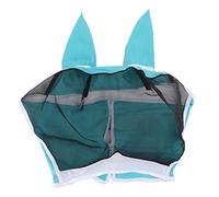 Horse Fly Mask, Breathable Mesh Horse Face Mask with Ears (S) | Breathable stretchy mesh horse fly mask with ear covers, soft padded seams, and a hook and loop strap for quick daily use.