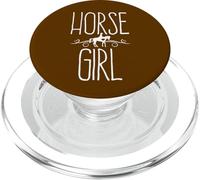 Horse Girl Heart for Horse Riding Horses Funny Apparel PopSockets PopGrip pour MagSafe