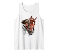 Horse Girl Love My Horses Cheval Vintage Débardeur