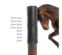 Horse grattant Le Coussin de Poteau, Vache à gratter Le Poteau, brosses de toilettage des Moutons démangeaisons en Relief Tape Mou, pour Les Animaux de la Ferme