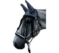 Horse Guard masque anti-mouches zèbre avec velcro anti-insectes pâturage Nouveau, Taille:M