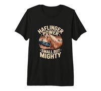 Horse Haflinger Power Citation Small But Mighty T-Shirt Haut de Gamme
