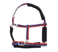 Horse Halter | Tough Nylon with Adjustable Chin & Throat Snap | Comfortable Training Halter for Equestrian Riding / Daily Use / Beginners | Resilient Horse Gear (Large Suitable for 1.35 - 1.65m / 4.4