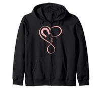 Horse Heart Horseshoe Love Horses Cute for Girls Equestrian Sweat à Capuche