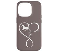 Horse Heart Love Funny Horse Mom Horse Riding Fun Horse Girl Coque pour iPhone 14 Pro