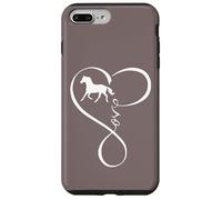 Horse Heart Love Funny Horse Mom Horse Riding Fun Horse Girl Coque pour iPhone 7 Plus/8 Plus