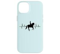 Horse Lover Collected Canter Dressage Rider Heartbeat Coque pour iPhone 14 Plus