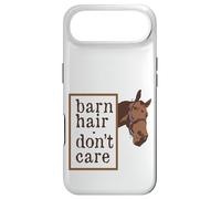 Horse Lover Horse Barn Hair Don't Care Équestre Coque pour iPhone Air