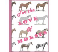 Horse Lover's Sketchbook: Blank Drawing Notebook for Girls: 100 Blank Pages, 8.5x11 | Horse Themed Art Journal with Horseshoe Border