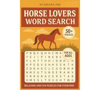 Horse Lovers Word Search: Relaxing and Fun Puzzles for Everyone with Easy Read Print about the Horses, Caring for Horses, Riding and More | 6x9 ... - Gift for Vacations, Holidays and Free Time