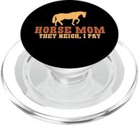 Horse, Maman, Ils l'aiment, Jouent à Horse Riding Mom PopSockets PopGrip pour MagSafe