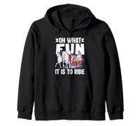 Horse Oh What Fun It is to Ride Noël Filles Femmes Sweat à Capuche