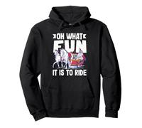 Horse Oh What Fun It is to Ride Noël Filles Femmes Sweat à Capuche