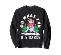 Horse Oh What Fun It is to Ride Noël Filles Femmes Sweatshirt