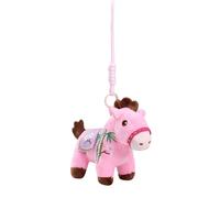 Horse Purse Charm 2026 | Adorable Plush Decoration Ornament For Girls Women Car | Keychain Purse Accessory For Valentines Christmas New Boyfriend | Soft Plush Charm For Backpack Bag Or Vehicle Use Of