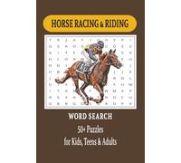 Horse Racing & Riding Word Search Puzzle Book: Word Searches with Easy to Read Print about Horses, Horse Racing, Horse Riding and more | 6x9 inches, ... for Holidays, Free Times and Relaxation