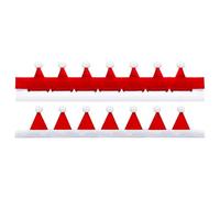 Horse Reins Covers - 2 Piece Christmas Felt Costume Accessories, Holiday Horse Reins Santa Hat Csover | For Equestrians Animal Lovers Farm Owners Parades Events Seasonal Party And Others